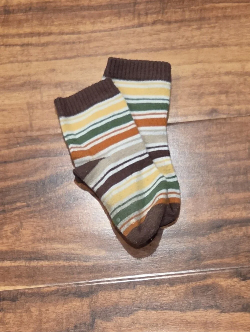 Gymboree EUC 18-24 Month Green/Orange/Brown Striped Bodysuit, Dino Jeans & Socks